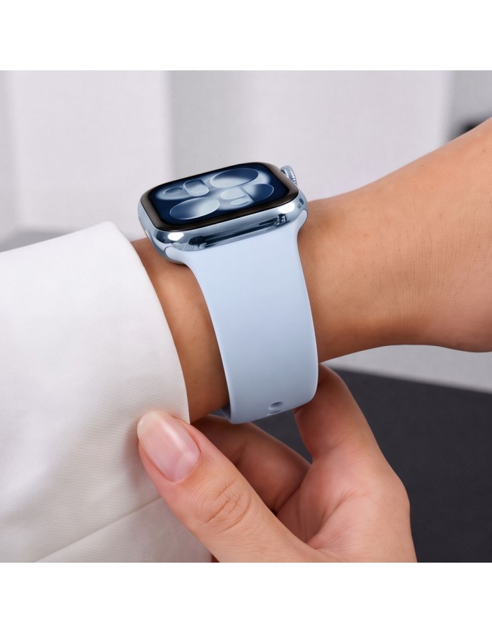 Tech-Protect Silicone strap for Apple Watch 40 / 41 / 42 mm - light blue Tech-Protect Silicone strap for Apple Watch 40 / 41 / 42 mm - light blue