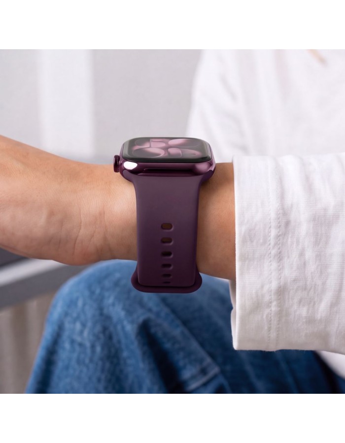 Tech-Protect Silicone strap for Apple Watch 40 / 41 / 42 mm - dark cherry Tech-Protect Silicone strap for Apple Watch 40 / 41 / 42 mm - dark cherry