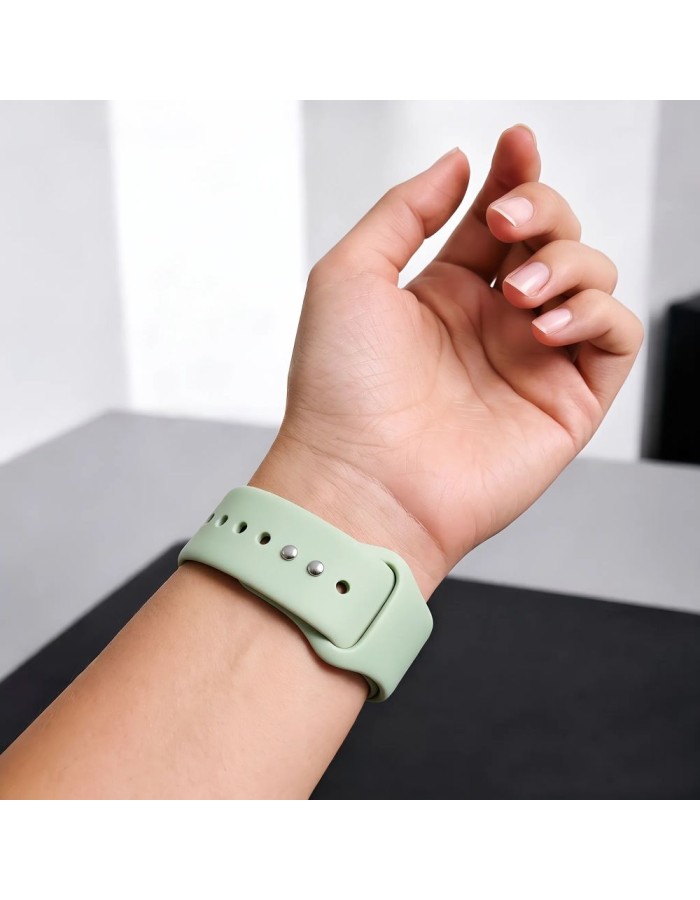 Tech-Protect Silicone Strap for Apple Watch 40/41/42 mm - Light Green Tech-Protect Silicone Strap for Apple Watch 40/41/42 mm - Light Green
