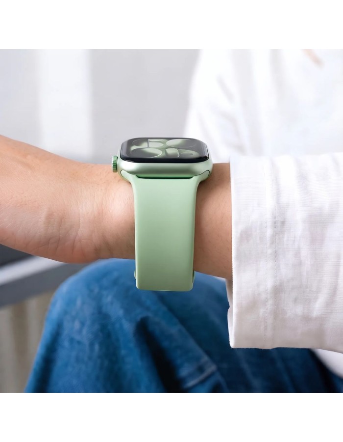 Tech-Protect Silicone Strap for Apple Watch 40/41/42 mm - Light Green Tech-Protect Silicone Strap for Apple Watch 40/41/42 mm - Light Green
