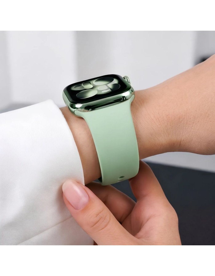 Tech-Protect Silicone Strap for Apple Watch 40/41/42 mm - Light Green Tech-Protect Silicone Strap for Apple Watch 40/41/42 mm - Light Green