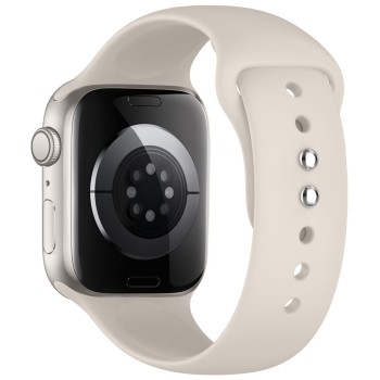 Tech-Protect Silicone Strap for Apple Watch 44 / 45 / 46 / 49 mm - Beige Tech-Protect Silicone Strap for Apple Watch 44 / 45 / 46 / 49 mm - Beige