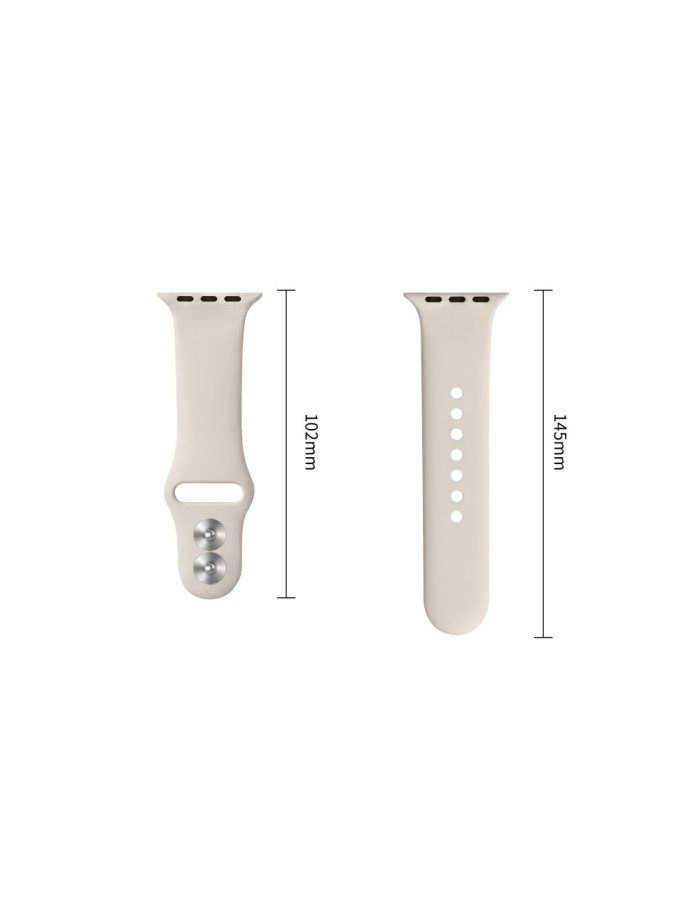 Tech-Protect Silicone Strap for Apple Watch 44 / 45 / 46 / 49 mm - Beige Tech-Protect Silicone Strap for Apple Watch 44 / 45 / 46 / 49 mm - Beige