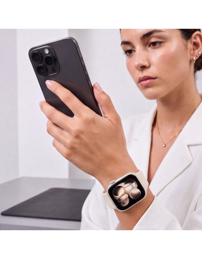 Tech-Protect Silicone Strap for Apple Watch 44 / 45 / 46 / 49 mm - Beige Tech-Protect Silicone Strap for Apple Watch 44 / 45 / 46 / 49 mm - Beige