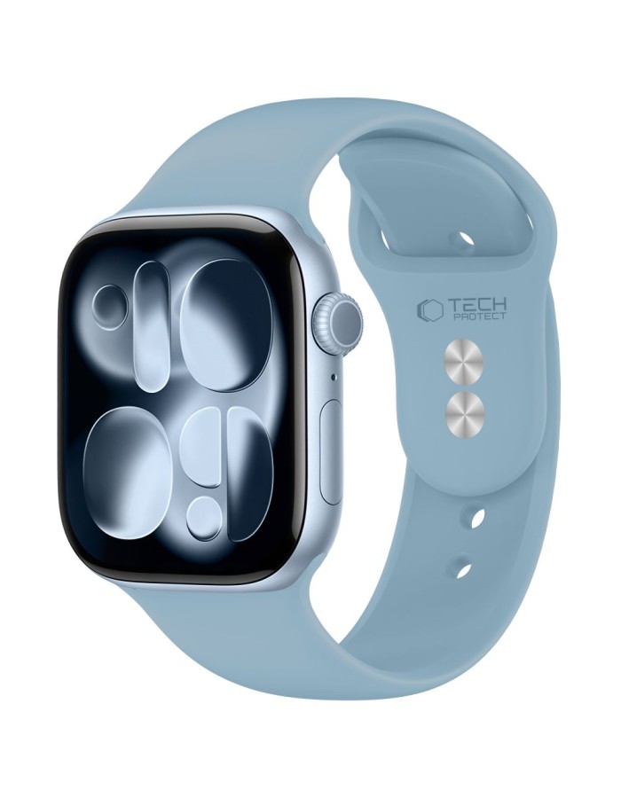 Tech-Protect Silicone Strap for Apple Watch 44 / 45 / 46 / 49 mm - Blue Tech-Protect Silicone Strap for Apple Watch 44 / 45 / 46 / 49 mm - Blue