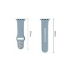 Tech-Protect Silicone Strap for Apple Watch 44 / 45 / 46 / 49 mm - Blue Tech-Protect Silicone Strap for Apple Watch 44 / 45 / 46 / 49 mm - Blue