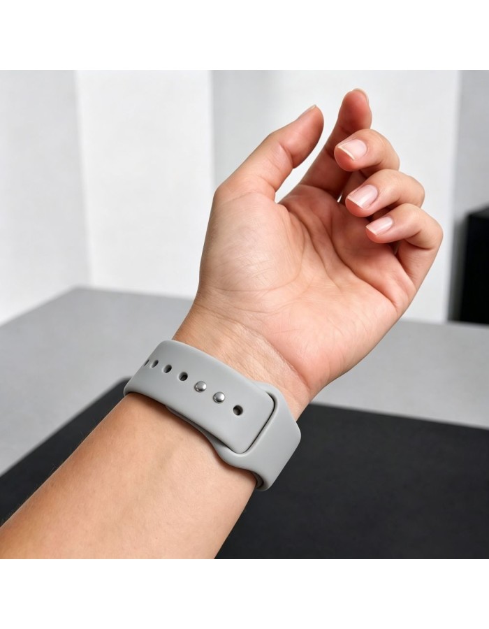 Tech-Protect Silicone Strap for Apple Watch 44 / 45 / 46 / 49 mm - Gray Tech-Protect Silicone Strap for Apple Watch 44 / 45 / 46 / 49 mm - Gray