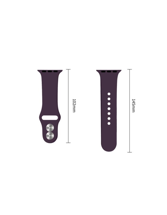 Tech-Protect Silicone strap for Apple Watch 44 / 45 / 46 / 49 mm - dark cherry Tech-Protect Silicone strap for Apple Watch 44 / 45 / 46 / 49 mm - dark cherry