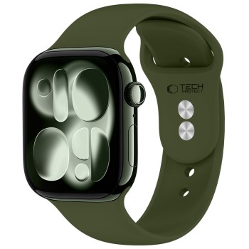 Tech-Protect Silicone Strap for Apple Watch 44 / 45 / 46 / 49 mm - Green