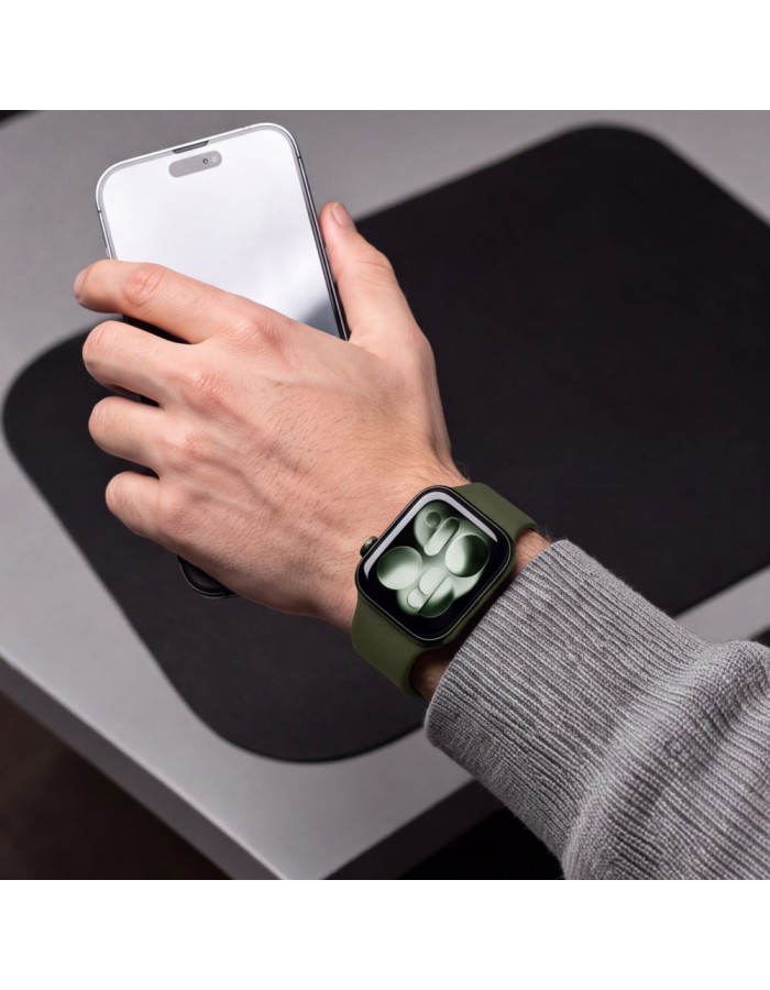 Tech-Protect Silicone Strap for Apple Watch 44 / 45 / 46 / 49 mm - Green Tech-Protect Silicone Strap for Apple Watch 44 / 45 / 46 / 49 mm - Green
