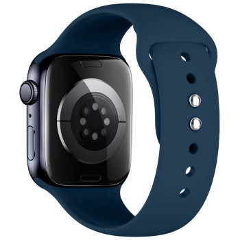 Tech-Protect Silicone Strap for Apple Watch 44 / 45 / 46 / 49 mm - Navy Blue Tech-Protect Silicone Strap for Apple Watch 44 / 45 / 46 / 49 mm - Navy Blue