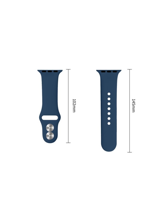 Tech-Protect Silicone Strap for Apple Watch 44 / 45 / 46 / 49 mm - Navy Blue Tech-Protect Silicone Strap for Apple Watch 44 / 45 / 46 / 49 mm - Navy Blue
