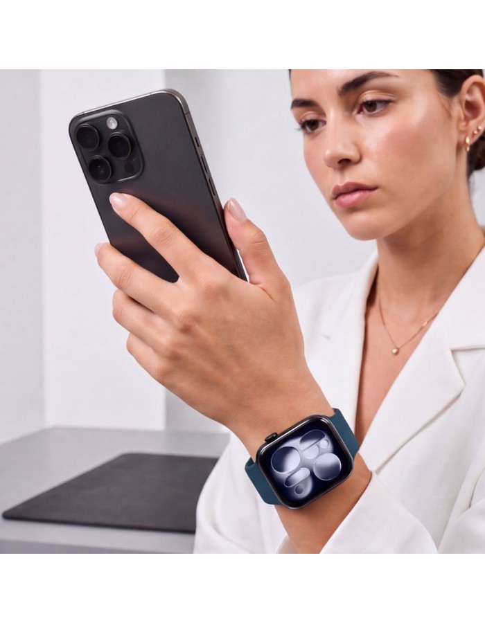 Tech-Protect Silicone Strap for Apple Watch 44 / 45 / 46 / 49 mm - Navy Blue Tech-Protect Silicone Strap for Apple Watch 44 / 45 / 46 / 49 mm - Navy Blue