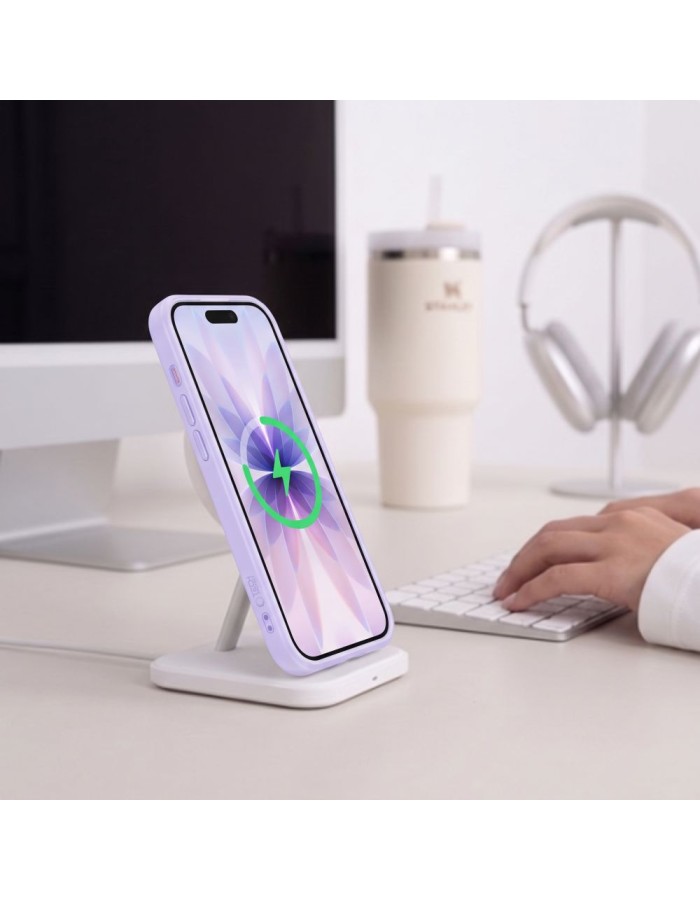 Tech-Protect MagPeak MagSafe CC Case for iPhone 17 - Matte Purple Tech-Protect MagPeak MagSafe CC Case for iPhone 17 - Matte Purple