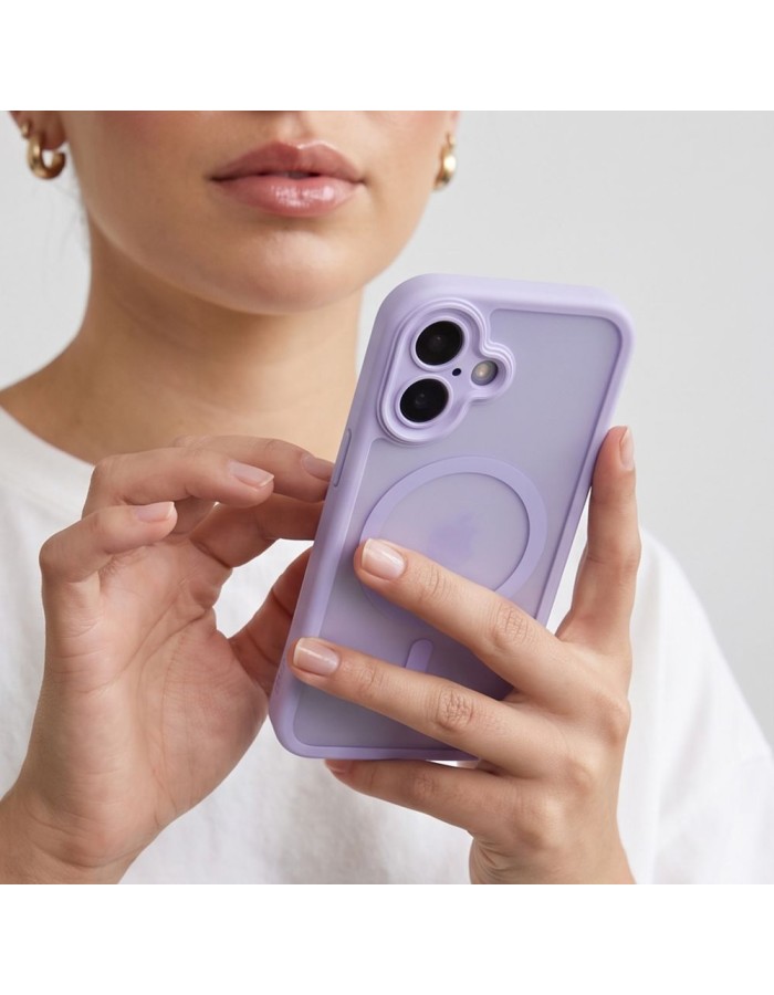 Tech-Protect MagPeak MagSafe CC Case for iPhone 17 - Matte Purple Tech-Protect MagPeak MagSafe CC Case for iPhone 17 - Matte Purple