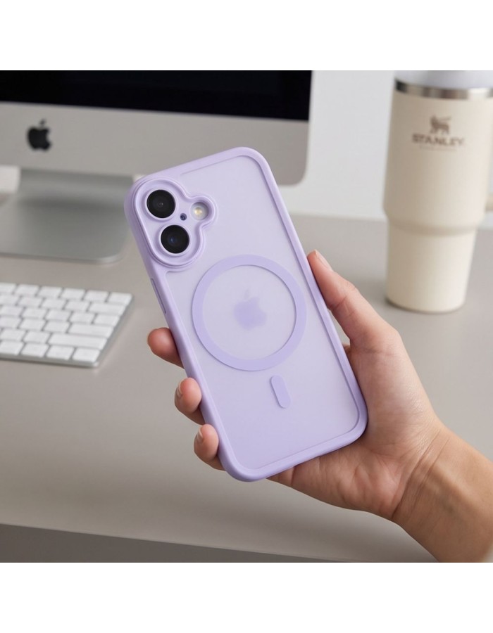 Tech-Protect MagPeak MagSafe CC Case for iPhone 17 - Matte Purple Tech-Protect MagPeak MagSafe CC Case for iPhone 17 - Matte Purple