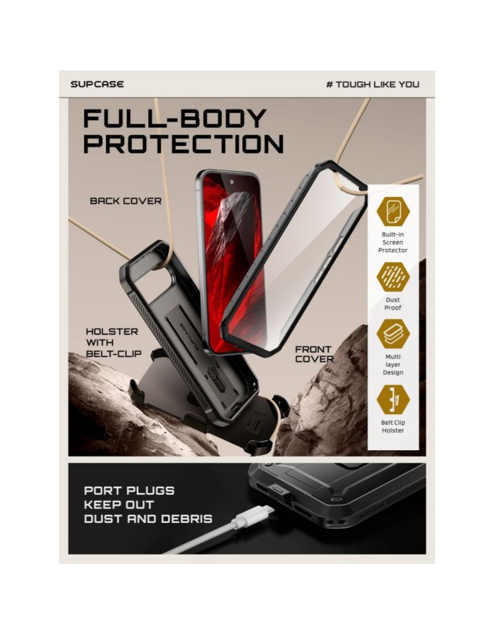 Supcase Unicorn Beetle Pro Case for Google Pixel 11 Pro XL - Black Supcase Unicorn Beetle Pro Case for Google Pixel 11 Pro XL - Black