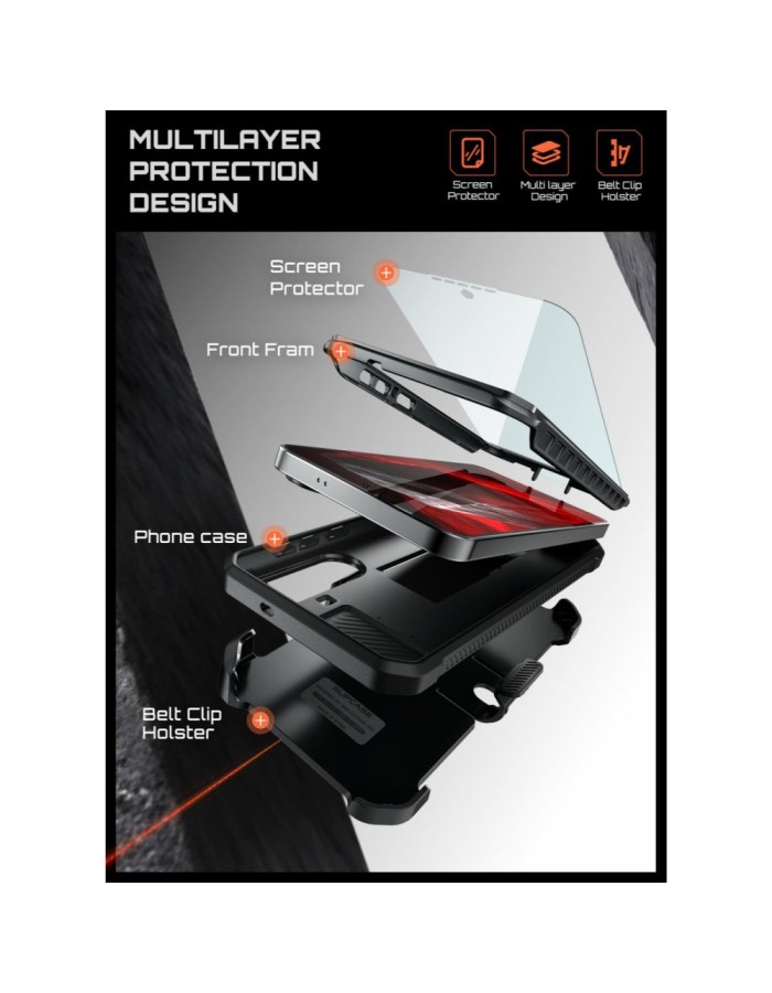 Supcase Unicorn Beetle Pro Case for Samsung Galaxy S26 FE - Black Supcase Unicorn Beetle Pro Case for Samsung Galaxy S26 FE - Black