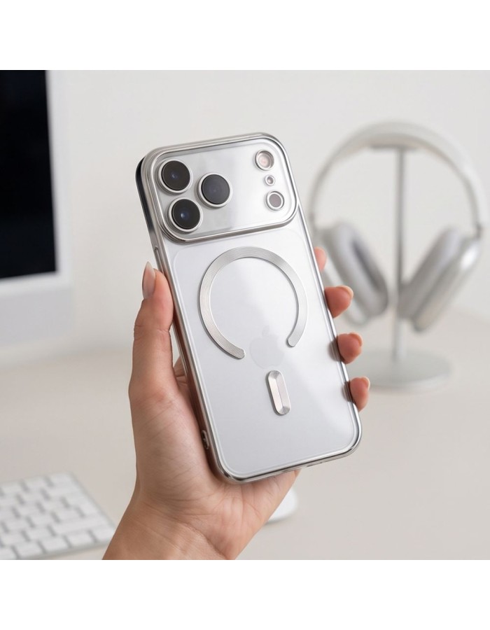 Tech-Protect MagFlex case for iPhone 18 Pro Max / 17 Pro Max - silver Tech-Protect MagFlex case for iPhone 18 Pro Max / 17 Pro Max - silver