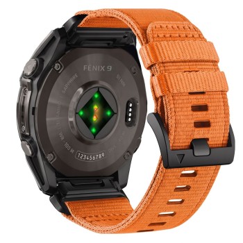 Tech-Protect Nylon Classic Strap for Garmin Fenix ​​5X / 5X Plus / 6X / 6X Pro / 7X / 8 / 8 Pro / 9 / 9 Pro (51 mm) - Orange