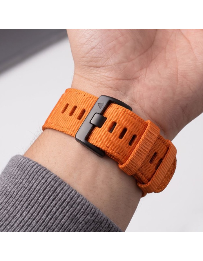 Tech-Protect Nylon Classic Strap for Garmin Fenix 5X / 5X Plus / 6X / 6X Pro / 7X / 8 / 8 Pro / 9 / 9 Pro (51 mm) - Orange Tech-Protect Nylon Classic Strap for Garmin Fenix 5X / 5X Plus / 6X / 6X Pro / 7X / 8 / 8 Pro / 9 / 9 Pro (51 mm) - Orange
