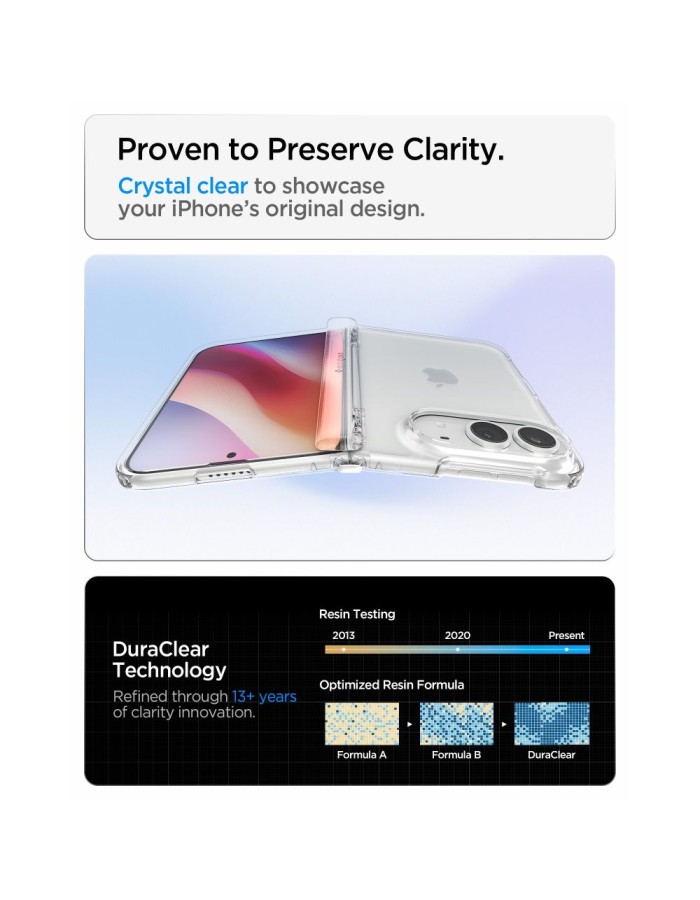 Spigen Ultra Hybrid Pro Case for iPhone Duo - Transparent