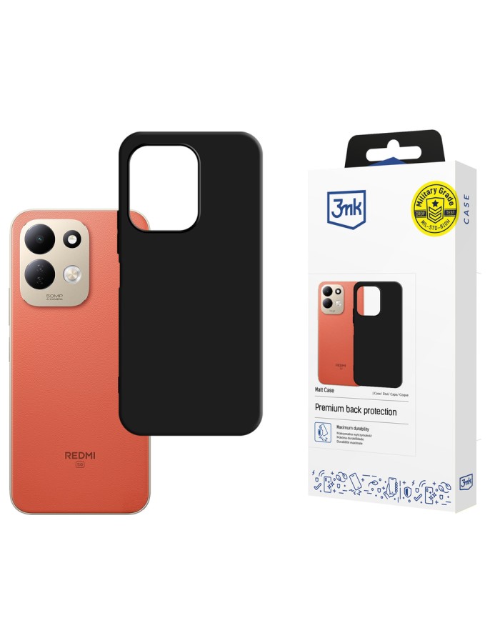 Tempered Glass 3mk Matt Case for Xiaomi Redmi 17 4G / 5G Tempered Glass 3mk Matt Case for Xiaomi Redmi 17 4G / 5G