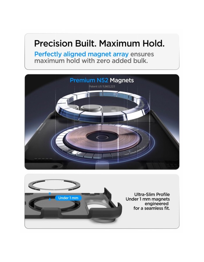 Spigen Ultra Hybrid Pro MagSafe Case for iPhone Duo - Black Spigen Ultra Hybrid Pro MagSafe Case for iPhone Duo - Black