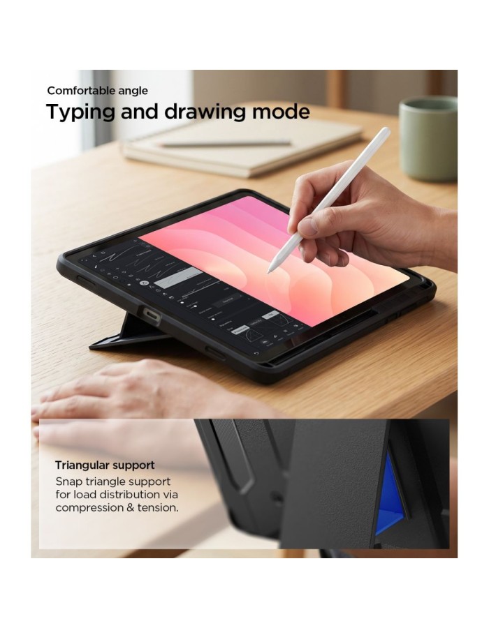 Spigen Tough Armor Pro Case for Samsung Galaxy Tab S12+ 12.6" - black