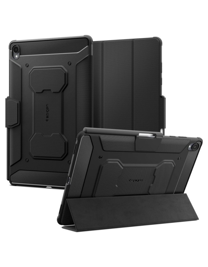 Spigen Rugged Armor Pro Case for Samsung Galaxy Tab S12+ 12.6" - Matte Black
