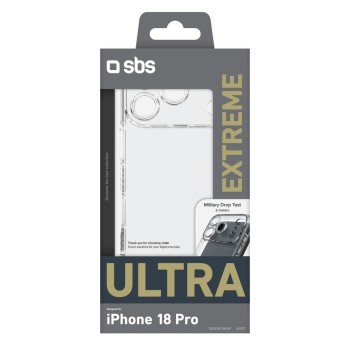 SBS Extreme X2 Ultra Case for iPhone 18 Pro / 17 Pro - Transparent