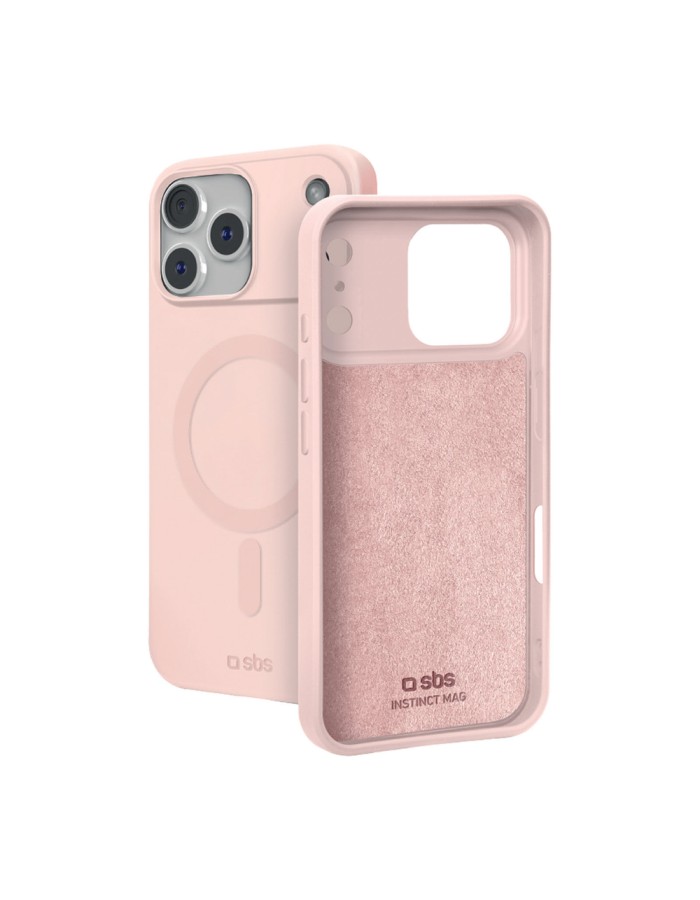 SBS Instinct Mag Case for iPhone 18 Pro Max / 17 Pro Max Compatible with MagSafe - Pink SBS Instinct Mag Case for iPhone 18 Pro Max / 17 Pro Max Compatible with MagSafe - Pink