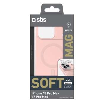 SBS Instinct Mag Case for iPhone 18 Pro Max / 17 Pro Max Compatible with MagSafe - Pink