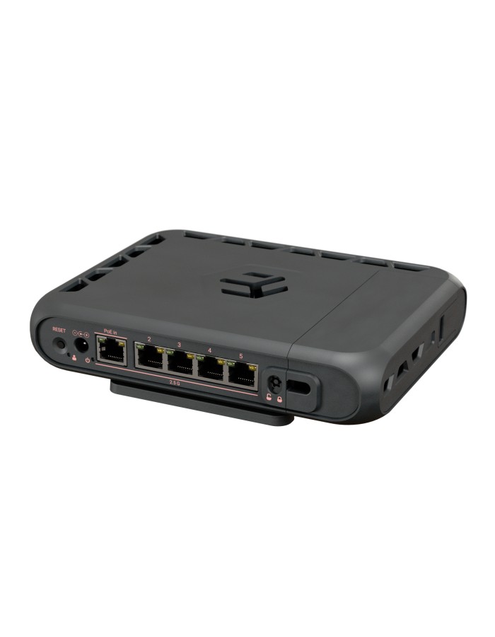 MikroTik Router Wi-Fi 7 hAP be³ Media 5x2.5GbE/PoE In/Matter RBMA53UG-HBEH