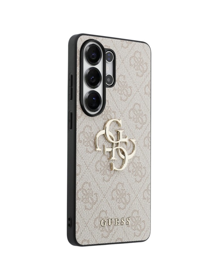 Guess 4G Big Metal Logo Case for Samsung Galaxy S26 Ultra - Pink