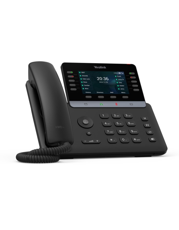 Yealink IP Phone 4G LTE Desktop PoE 4.3'' Gigabit, Color Screen, USB, Bluetooth & Wi-Fi T74LTE