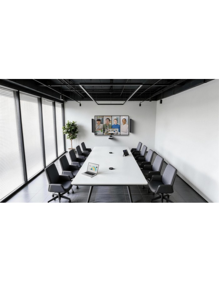 Yealink Conferencing Microphone Wireless Desktop 360° 6m Voice Pickup for UVC, MeetingBar, SmartVision40 VCM36-W Pro Package