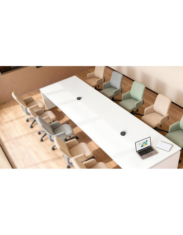 Yealink Conferencing Microphone Wireless Desktop 360° 6m Voice Pickup for UVC, MeetingBar, SmartVision40 VCM36-W Pro Package