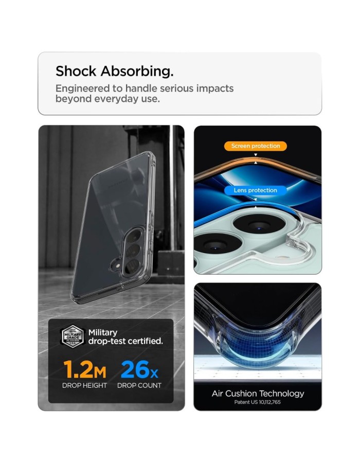 Spigen Ultra Hybrid Case for Samsung Galaxy S26 FE - Transparent Spigen Ultra Hybrid Case for Samsung Galaxy S26 FE - Transparent