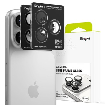 Ringke Camera Frame Protector 2-pack for iPhone 17 Pro / 17 Pro Max - Black