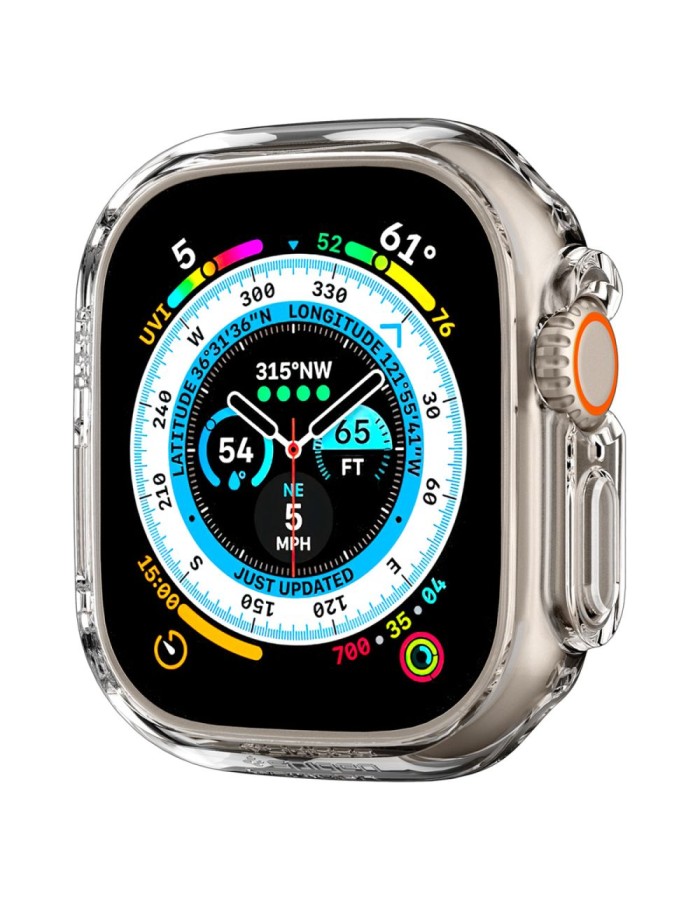 Spigen Thin Fit Case for Apple Watch Ultra 1 / 2 / 3 (49 mm) - Transparent