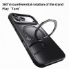 Magnetic Case with Rotating Stand iPhone 18 Pro / 17 Pro TPU Acrylic MagSafe - Black