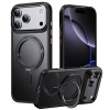 Magnetic Case with Rotating Stand iPhone 18 Pro Max / 17 Pro Max TPU Acrylic MagSafe - Black Magnetic Case with Rotating Stand iPhone 18 Pro Max / 17 Pro Max TPU Acrylic MagSafe - Black