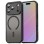 iPhone 18 Pro Max / 17 Pro Max PC TPU Magnetic Matte Case, Drop-Resistant - Black