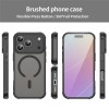 iPhone 18 Pro Max / 17 Pro Max PC TPU Magnetic Matte Case, Drop-Resistant - Black