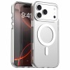 iPhone 18 Pro Max / 17 Pro Max PC PET TPU Hybrid Magnetic Case - White iPhone 18 Pro Max / 17 Pro Max PC PET TPU Hybrid Magnetic Case - White