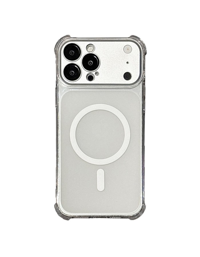 iPhone 18 Pro Max / 17 Pro Max Magnetic TPU Case with Detachable Camera Cover - Transparent iPhone 18 Pro Max / 17 Pro Max Magnetic TPU Case with Detachable Camera Cover - Transparent