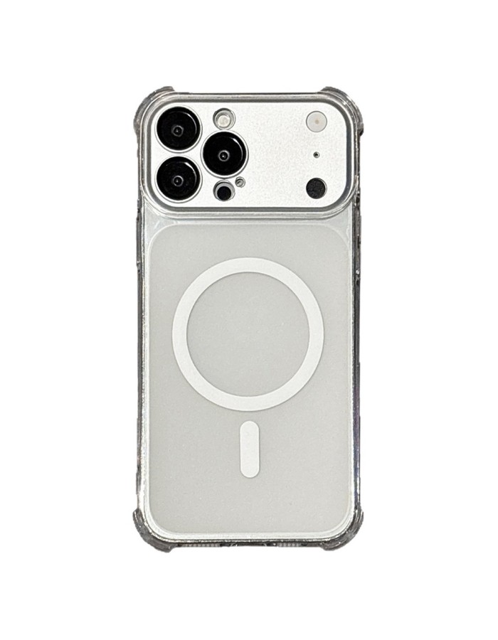iPhone 18 Pro Max / 17 Pro Max Magnetic TPU Case with Detachable Camera Cover - Transparent iPhone 18 Pro Max / 17 Pro Max Magnetic TPU Case with Detachable Camera Cover - Transparent