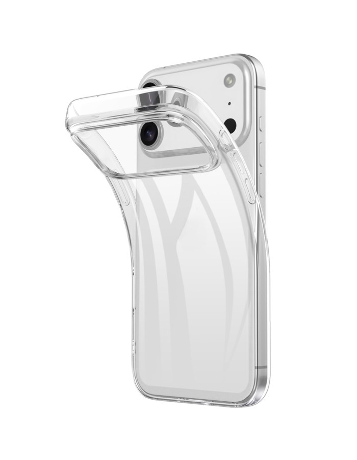 iPhone 18 Pro / 17 Pro Anti-Fingerprint TPU Case - Transparent