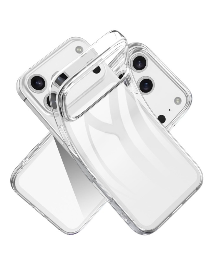 iPhone 18 Pro / 17 Pro Anti-Fingerprint TPU Case - Transparent